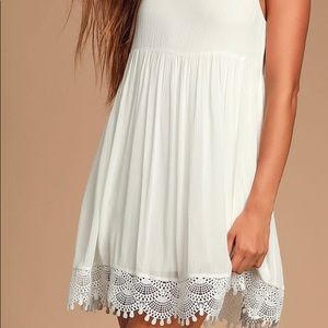 Lulus white summer dress